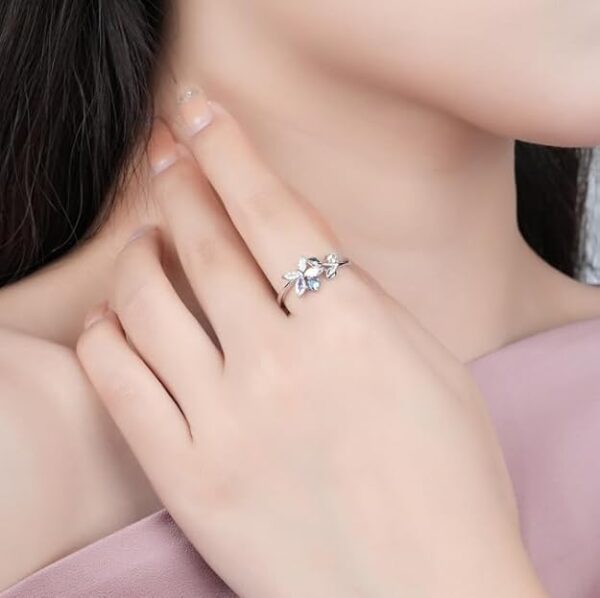 Sterling Silver Butterfly Ring for Women and Girls - Image 3